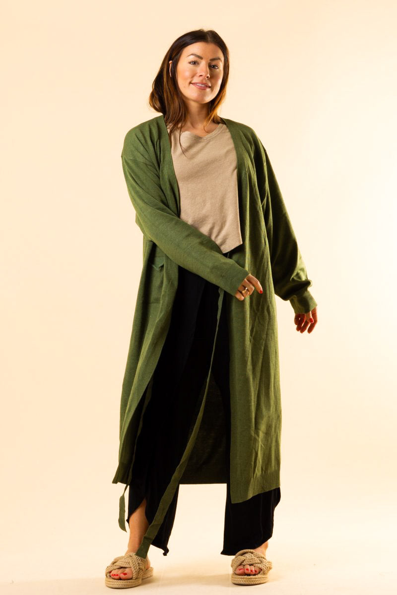 Grüne Strickjacke Kvarnsveden Grün