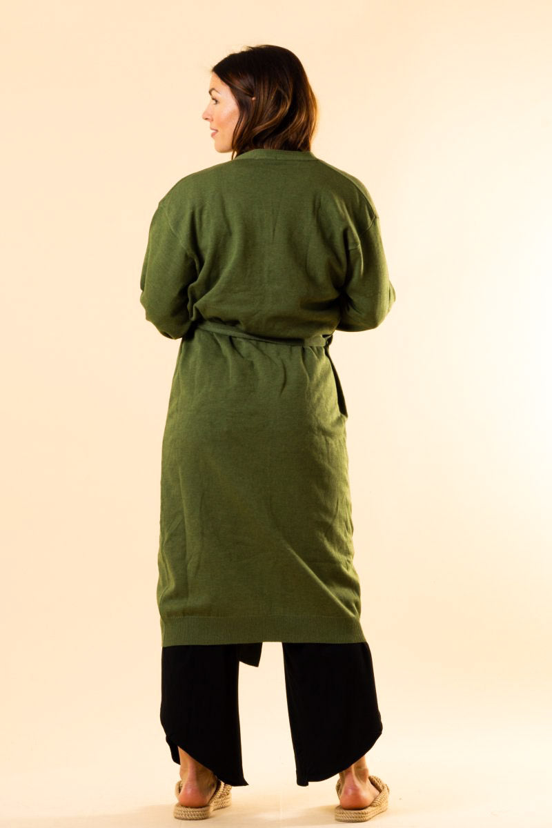 Grüne Strickjacke Kvarnsveden Grün
