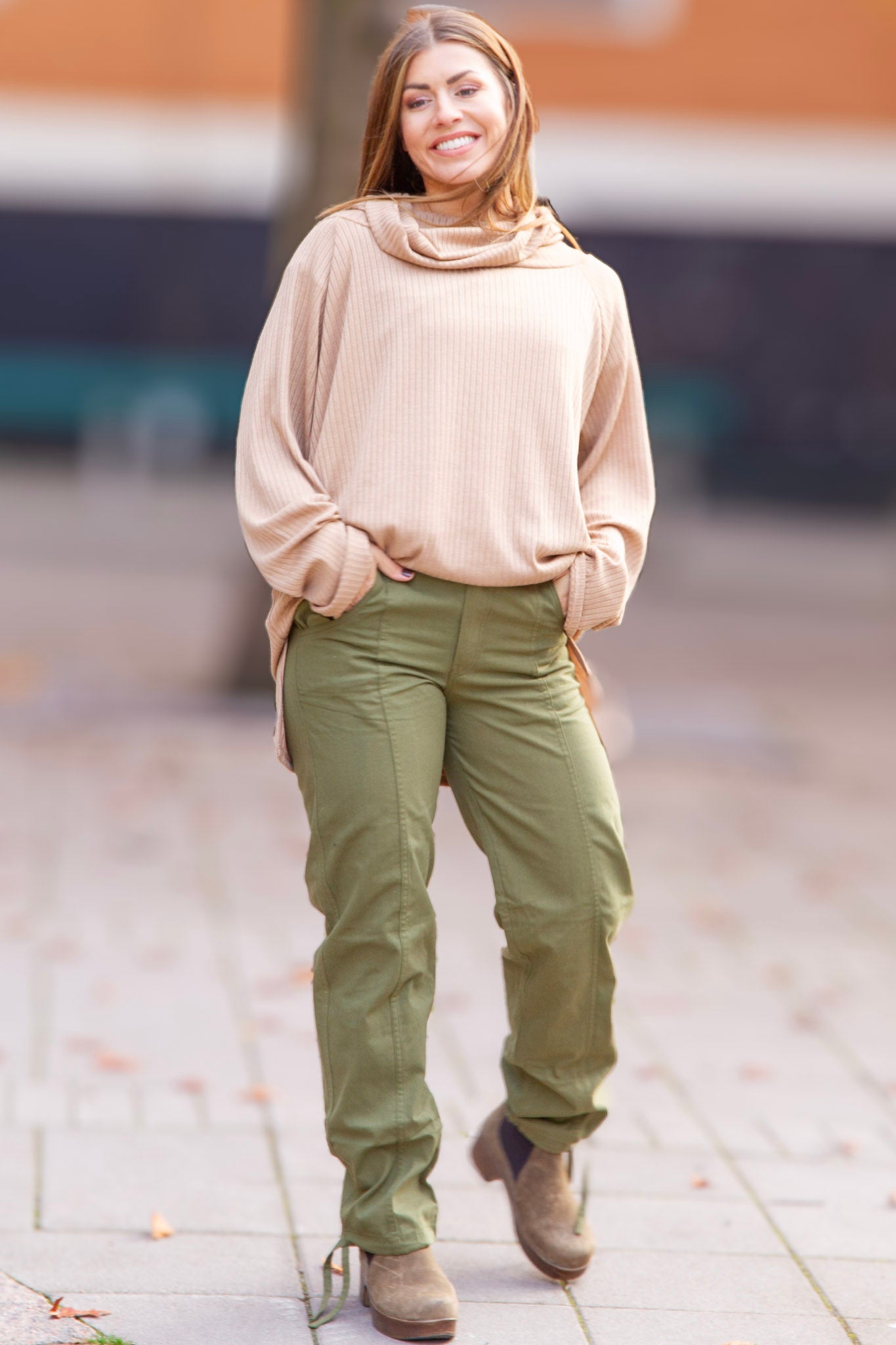 Grön Cargobyxa Teahupoo Cargo Warm Green