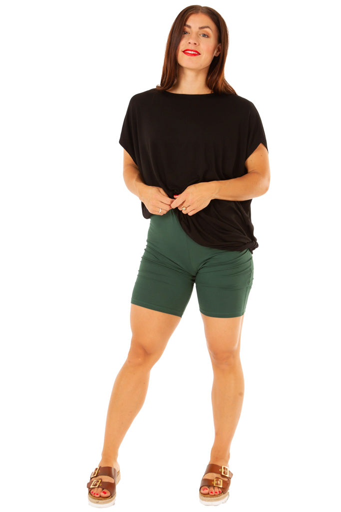 Grön Cykelbyxa Basic Forest Green