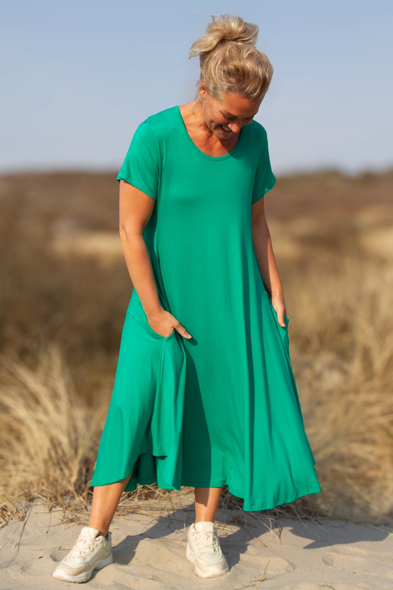 Grön Klänning Ballerina Original Green