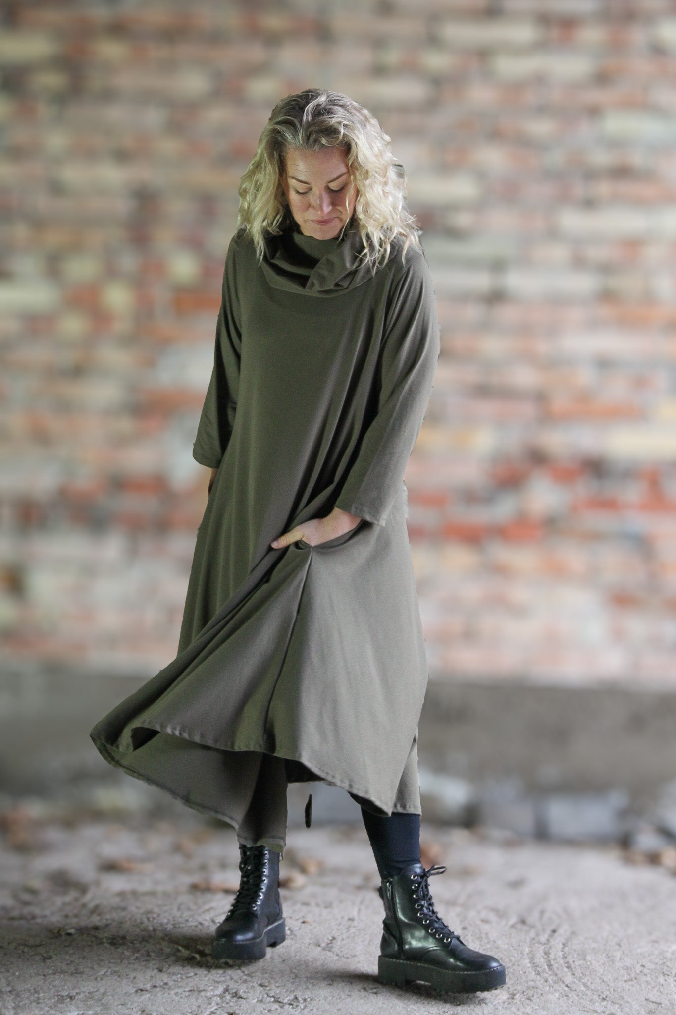 Green Dress Ballerina Polo Dk Green