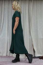 Grøn Kjole Ballerina Original Smokepine Grøn