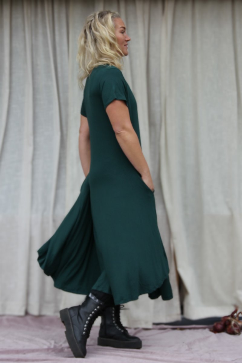 Grøn Kjole Ballerina Original Smokepine Grøn