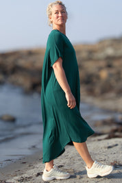 Grünes Kleid Eveline Smokepine Green