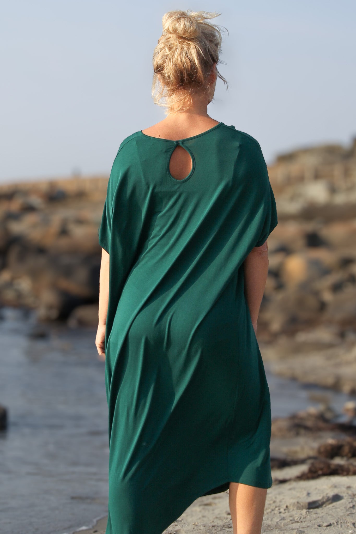 Grünes Kleid Eveline Smokepine Green