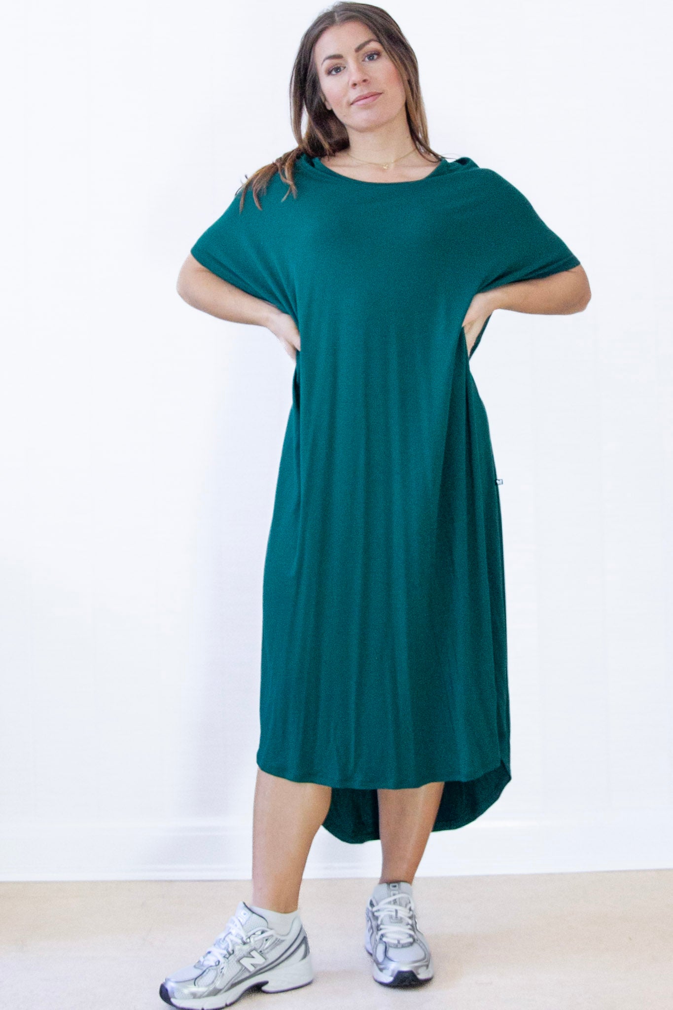 Grön Klänning Eveline Smokepine Green