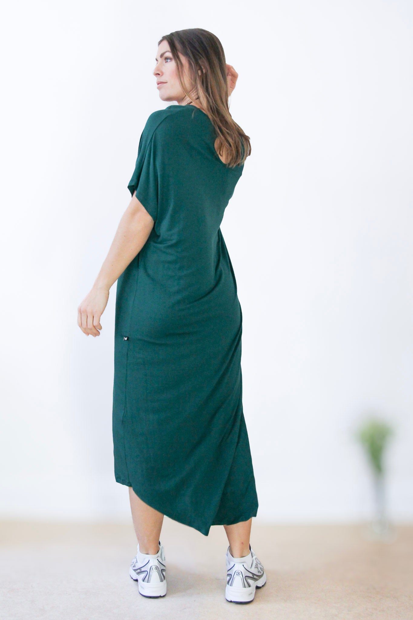 Grön Klänning Eveline Smokepine Green