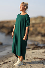 Grön Klänning Eveline Smokepine Green