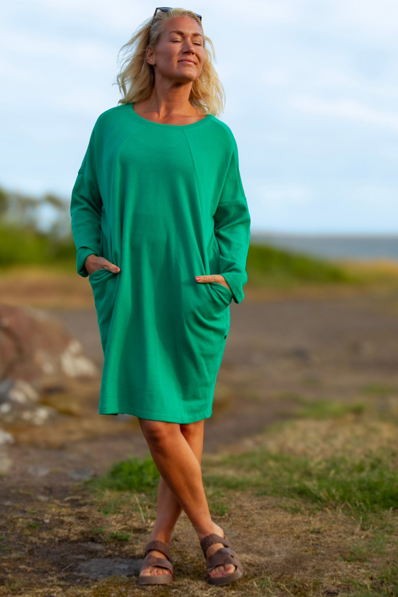 Green Dress Niva Green