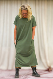Green Dress Qubec Khaki