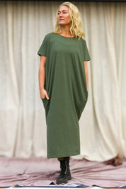 Green Dress Qubec Khaki