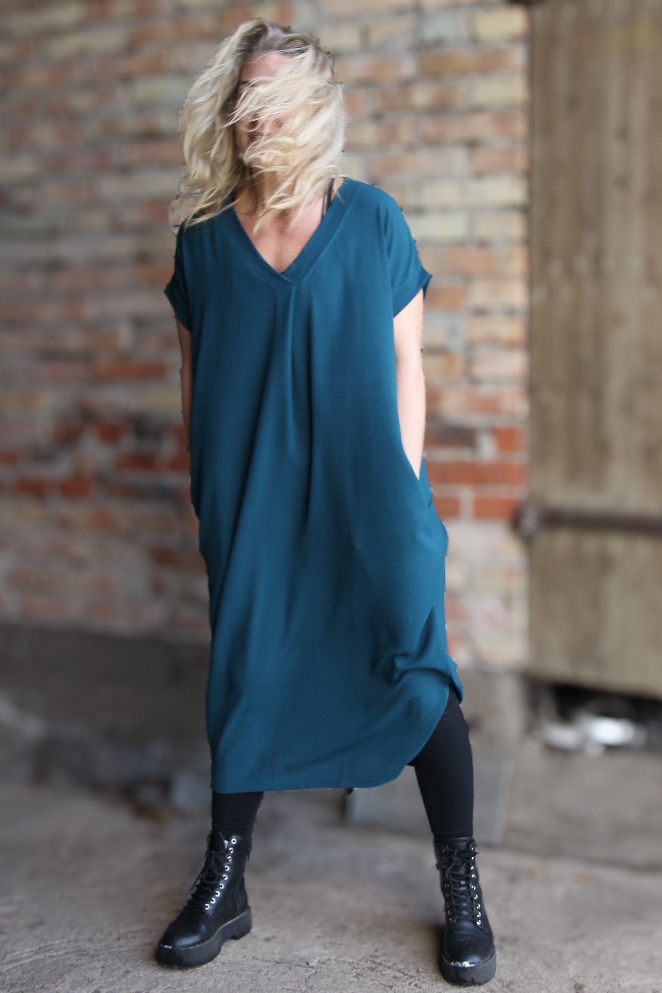 Green Dress Roxy Cold Green