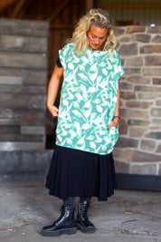 Groene Tuniek Dalia Groene Print