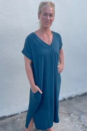 Green Dress Roxy Cold Green
