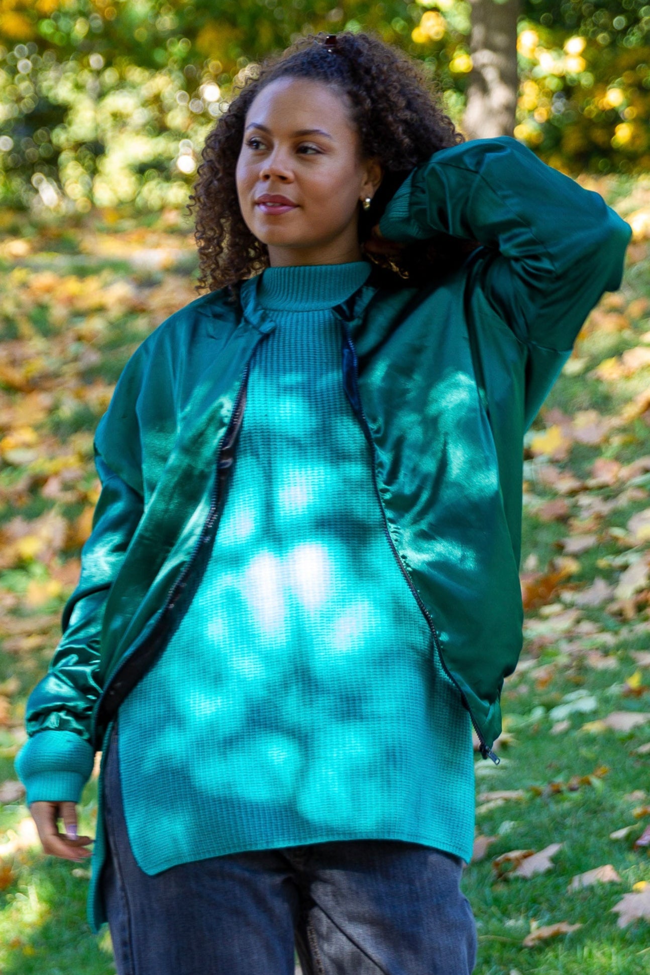 Grüne Jacke Bering Green
