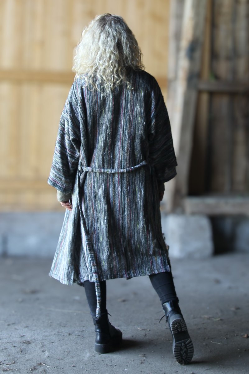 Randig Kimono Aderna Dark Stripe