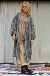 Randig Kimono Aderna Dark Stripe