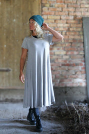 Light Grey Dress Ballerina Original Light Grey
