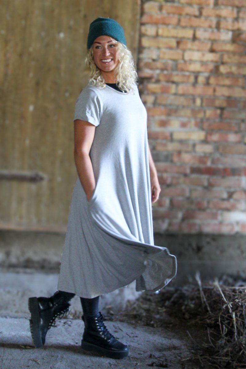Light Grey Dress Ballerina Original Light Grey