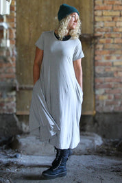 Light Grey Dress Ballerina Original Light Grey