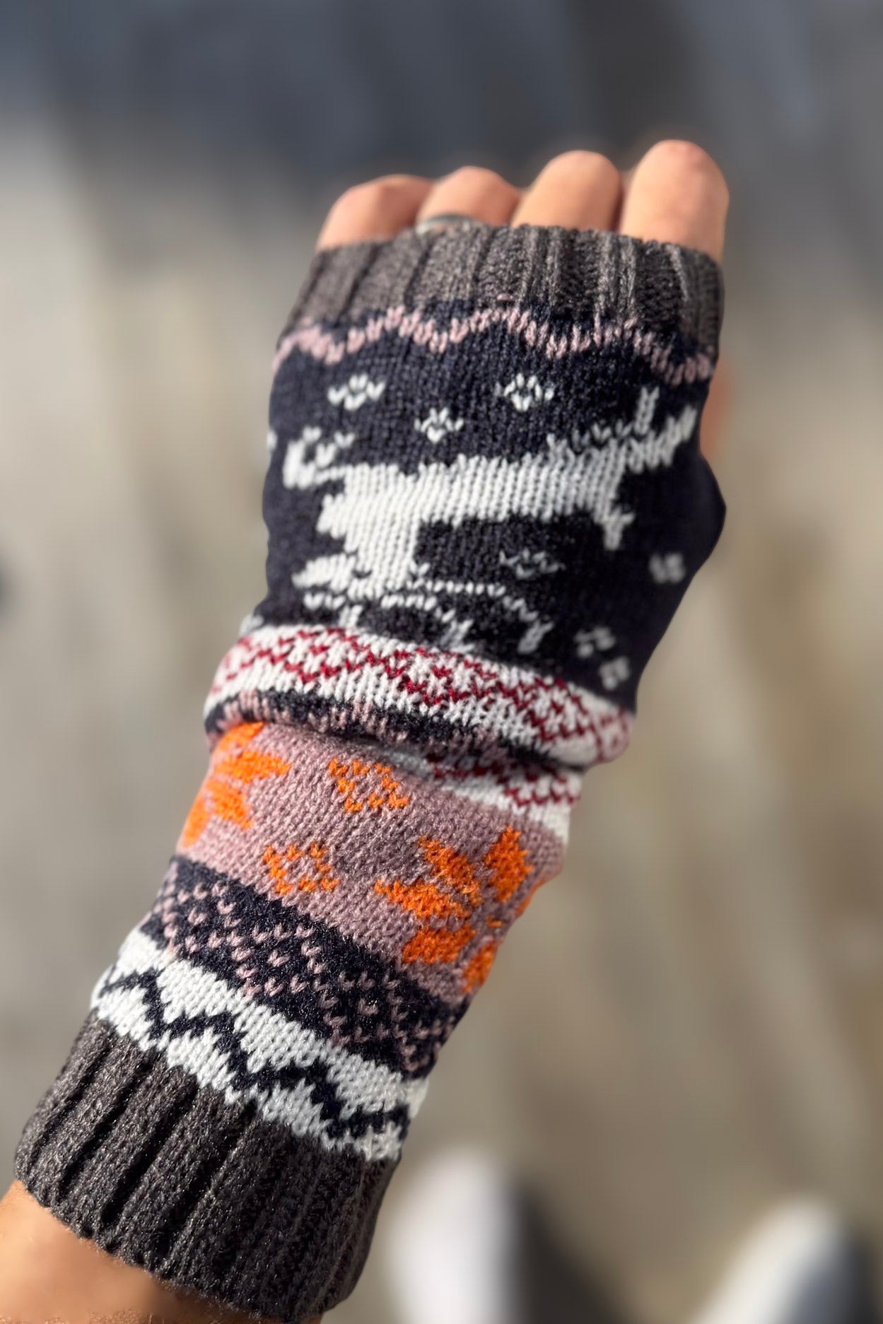 Mönstrade Armvärmare Alva Pattern