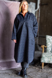 Mörkblå Jeansskjorta Daly Dark Blue