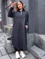 Mörkgrå Jeansskjorta Daly Dark Grey