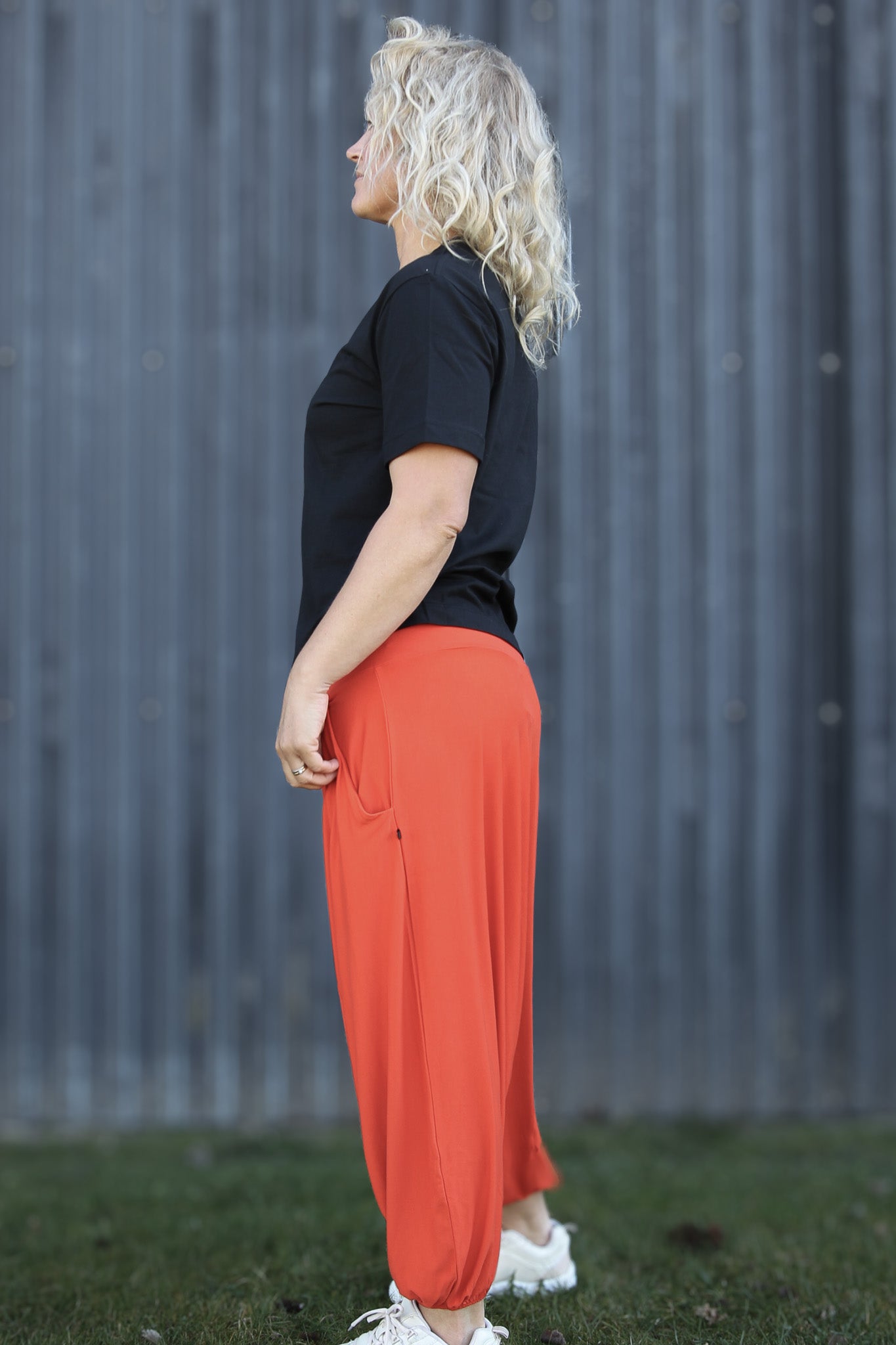 Orange Haremsbyxa Yoga Basic Original Orange