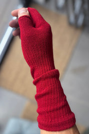 Röd Halvvante Tilda Winter Red