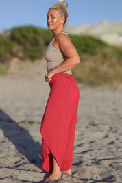 Röd Byxa Layer Pant Red