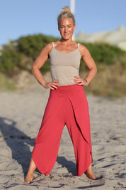 Röd Byxa Layer Pant Red