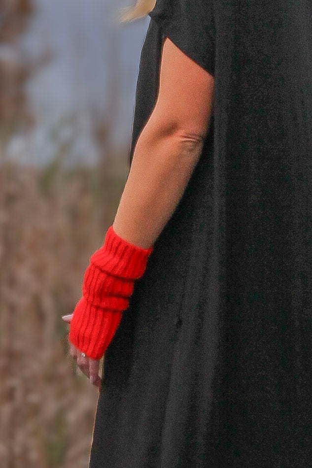 Röd Armvärmare Hedda Red