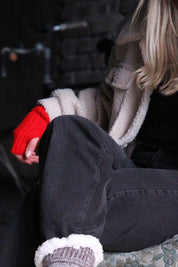 Röd Armvärmare Hedda Red