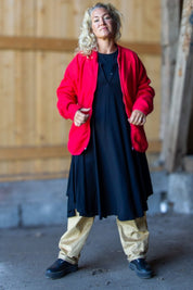 Röd Fleecetröja Källviken Red