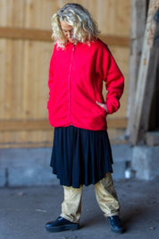 Röd Fleecetröja Källviken Red