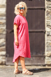 Roze jurk Skrea Roze