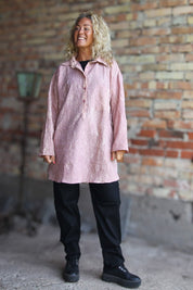 Rosa/Lila Skjorta Dhalis Crinkle Pink/Purple