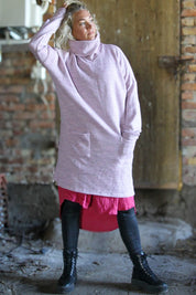 Rosa Tröjklänning Polo Loose Pink