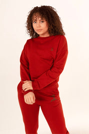 Vinröd Tjocktröja Bufana Maroon