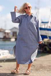 Ljusblå Jeansskjorta Daly Light Blue