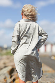 Ljusgrå Jeansskjorta Daly Light Grey