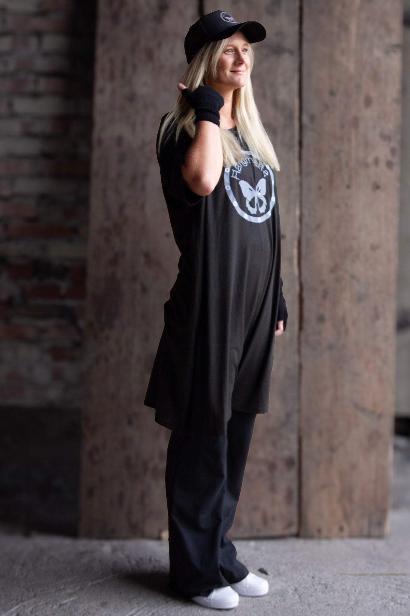 Svart Klänning Hängmatta Retro Black