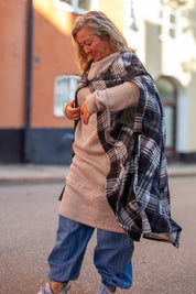 Svart Cape Havö Chequered Black