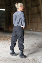 Svart Cargobyxa Grimeton Cargo New Black