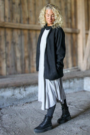 Zwarte Fleece Trui Källviken Zwart
