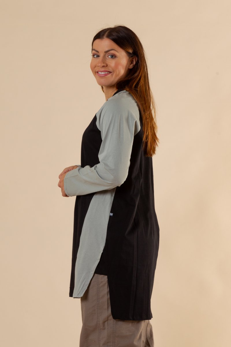 Schwarz/Grau Pullover Ricky Schwarz/Grau