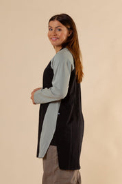Schwarz/Grau Pullover Ricky Schwarz/Grau