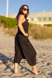 Svart Haremsbyxa Yoga Basic Original Black