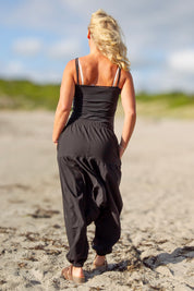Svart Haremsbyxa Yogi Cargo Black
